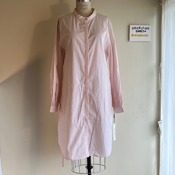 NWT Calvin Klein Petal Striped Short Dress SZ-12 - Picture 7 of 10